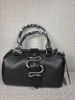 NWT Killstar Black In The Hollow Snake Buckle Bag Satchel Purse